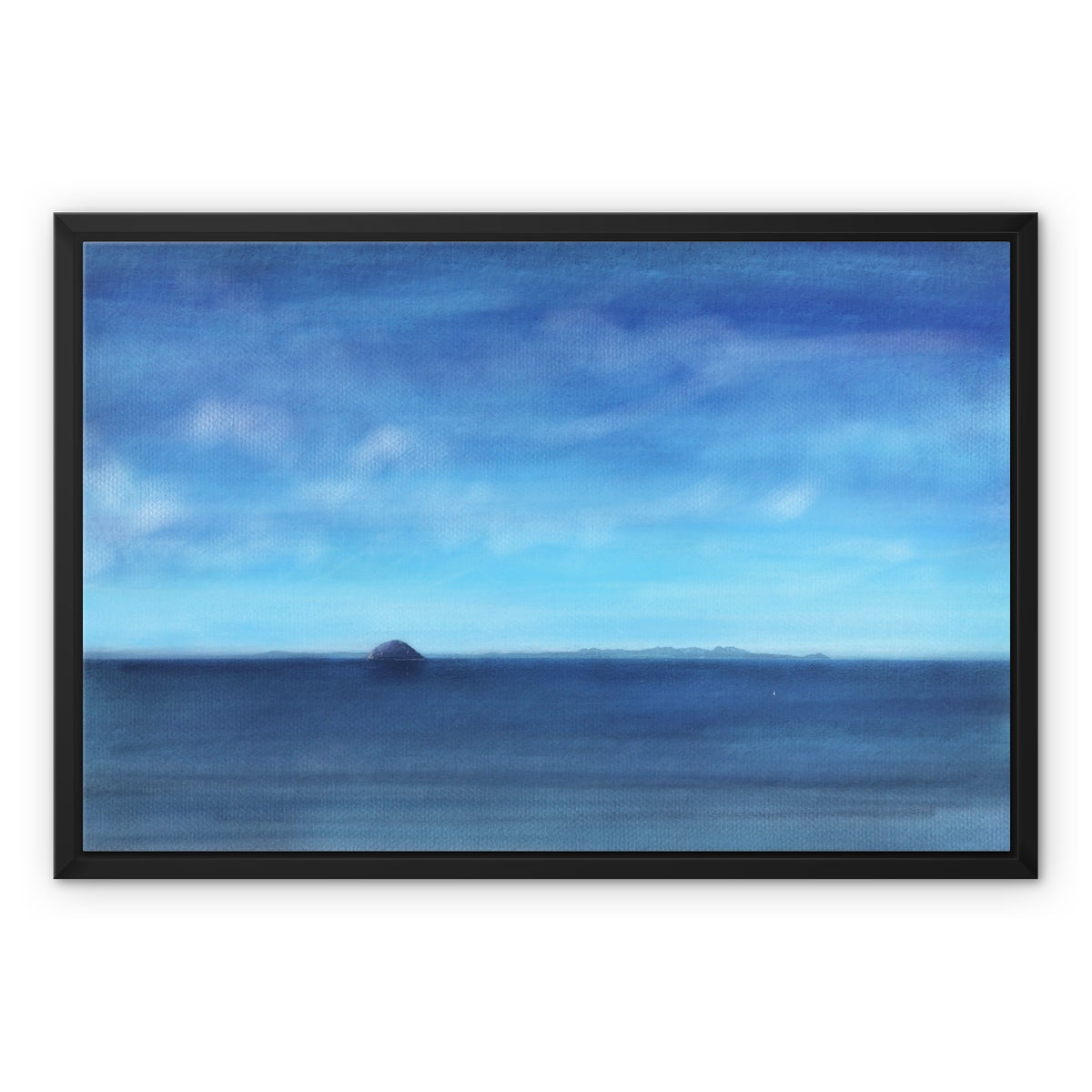 Ailsa Craig & Arran Painting | Framed Canvas From Scotland