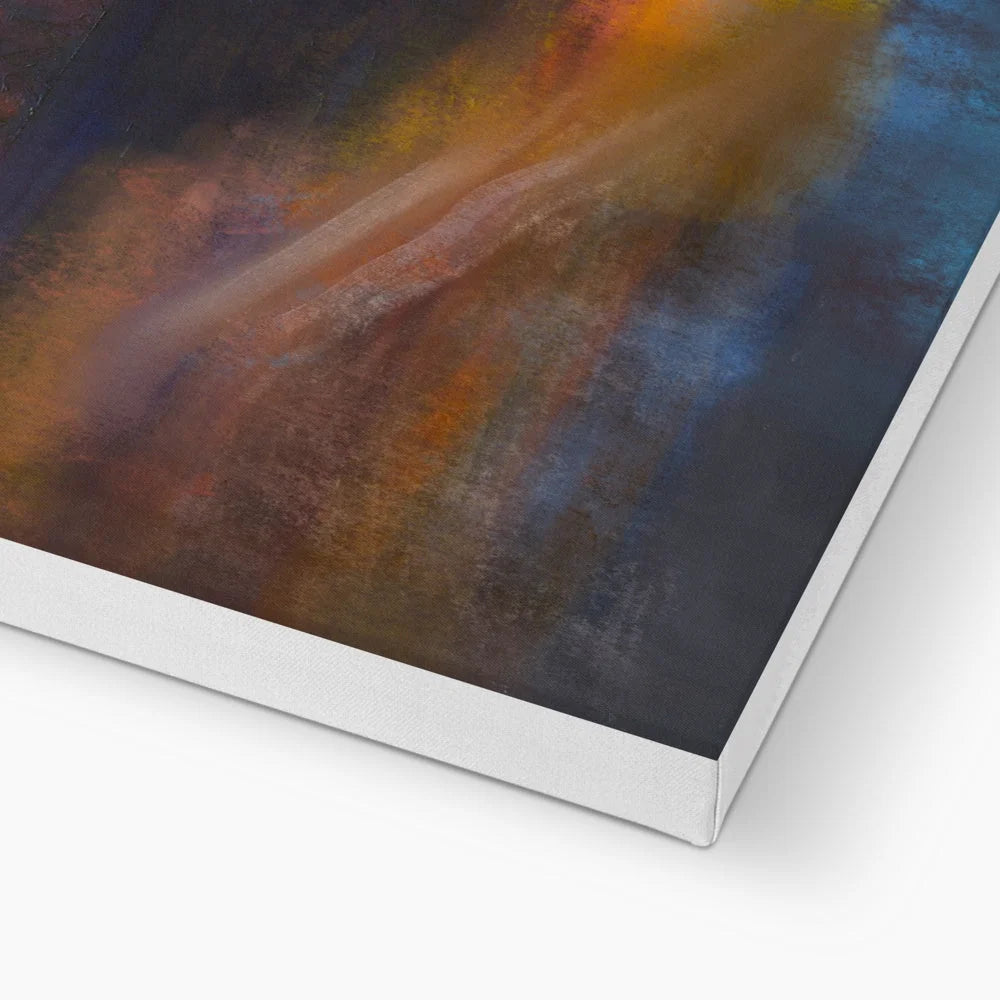 Ailsa Craig Dusk Canvas - Arran Art Gallery Scotland Worldwide Shipping Paintings | Prints | Gifts from by Scottish Artist Hunter