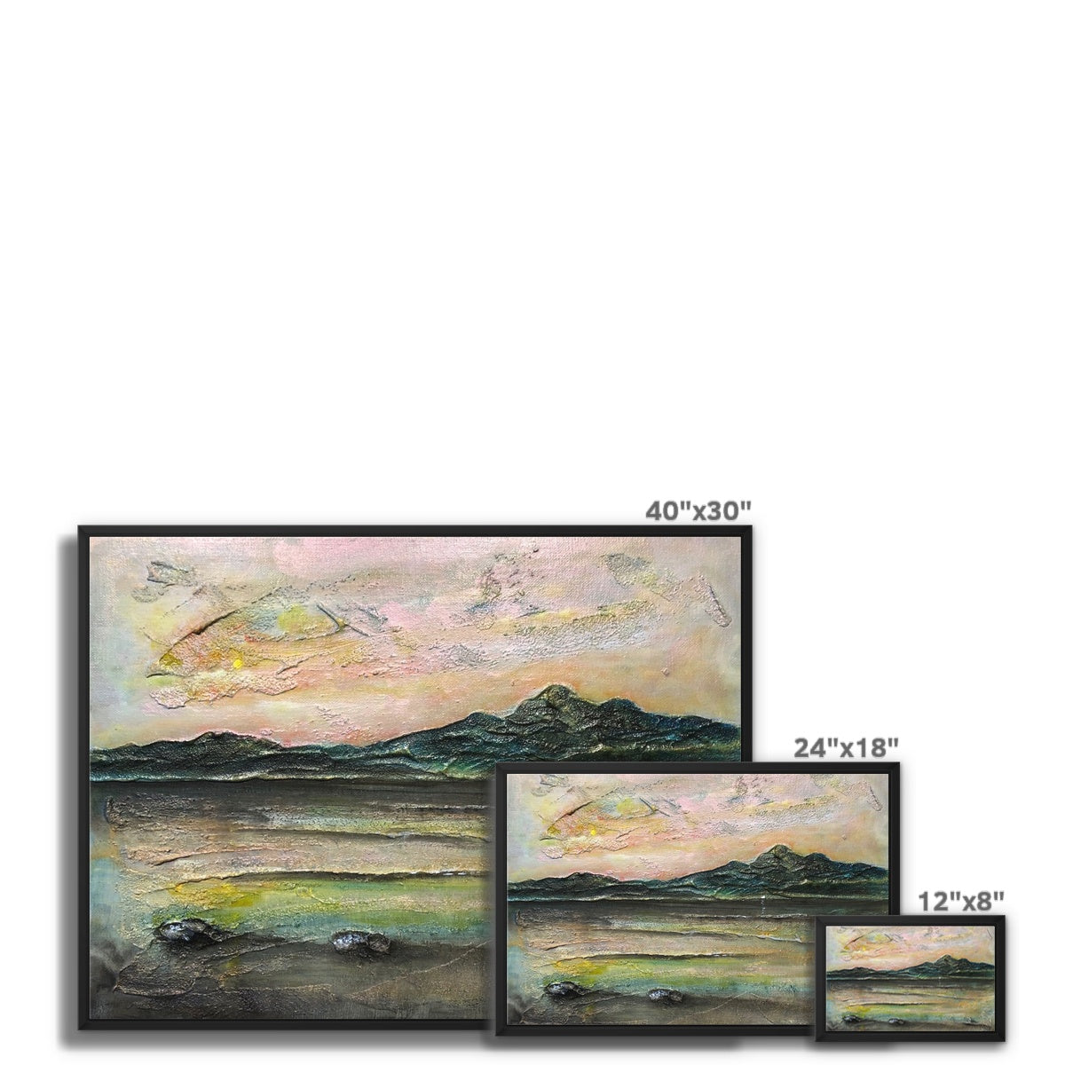 An Ethereal Loch Na Dal Framed Canvas.