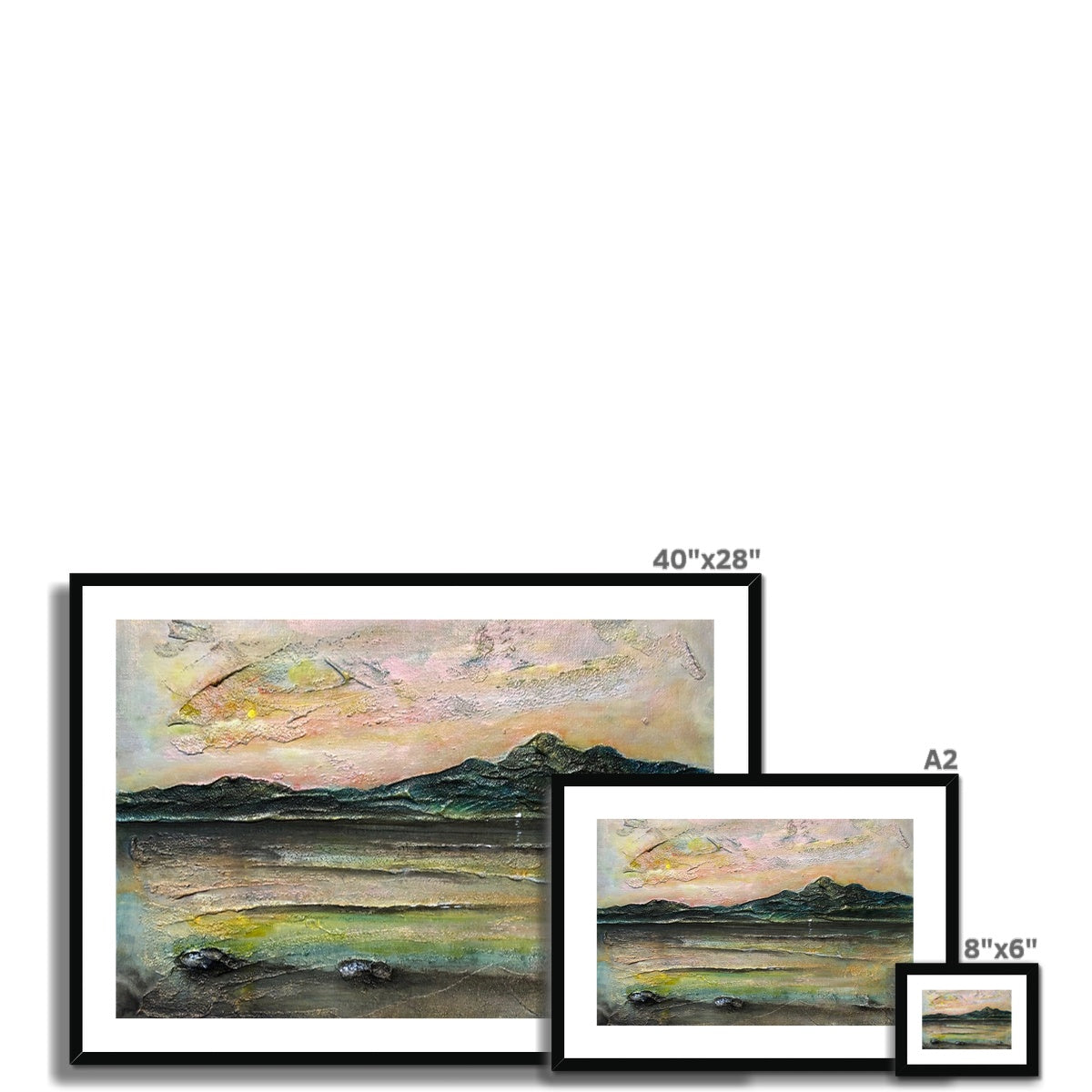 An Ethereal Loch Na Dal Framed & Mounted Print.