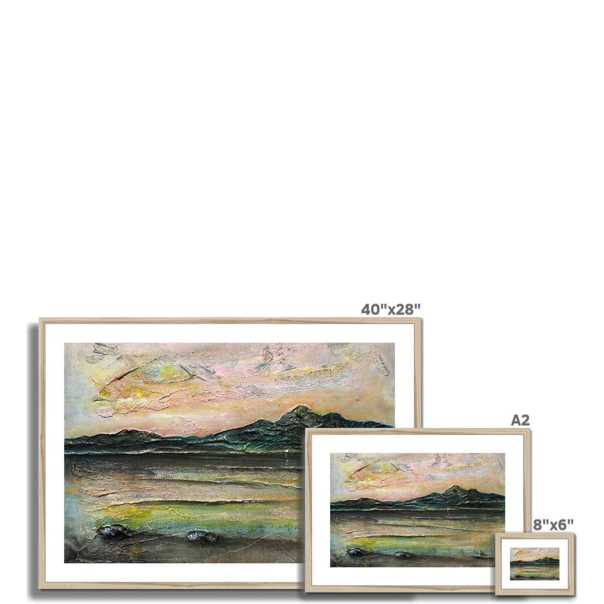 An Ethereal Loch Na Dal Framed & Mounted Print.