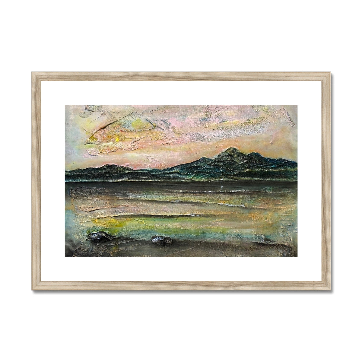 An Ethereal Loch Na Dal Framed & Mounted Print.