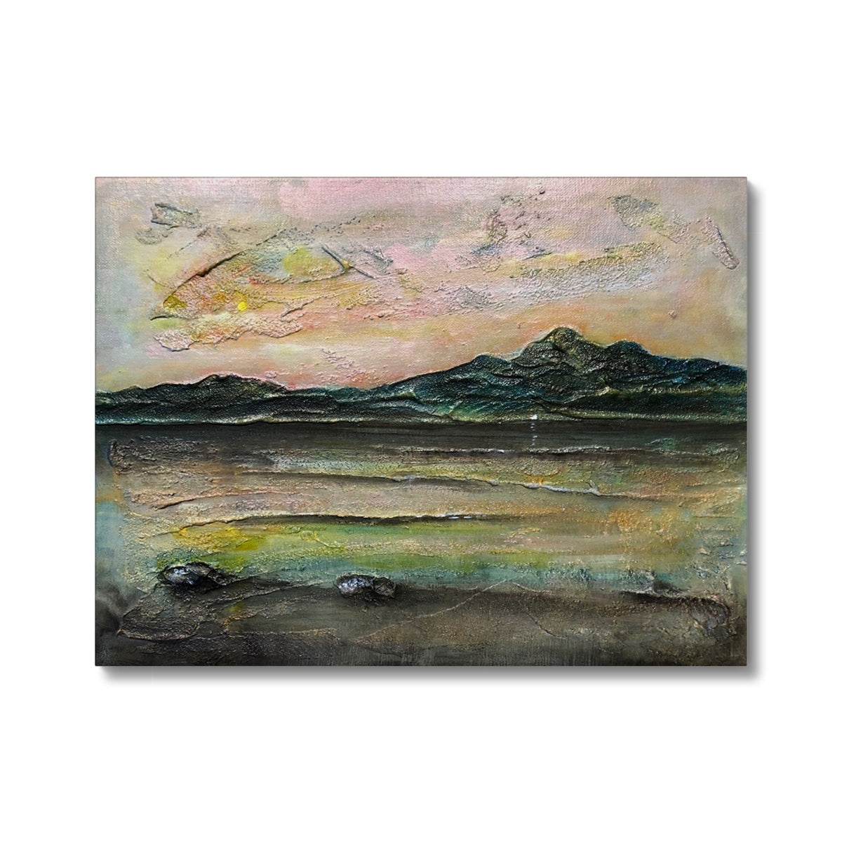 An Ethereal Loch Na Dal Skye Painting | Canvas From Scotland