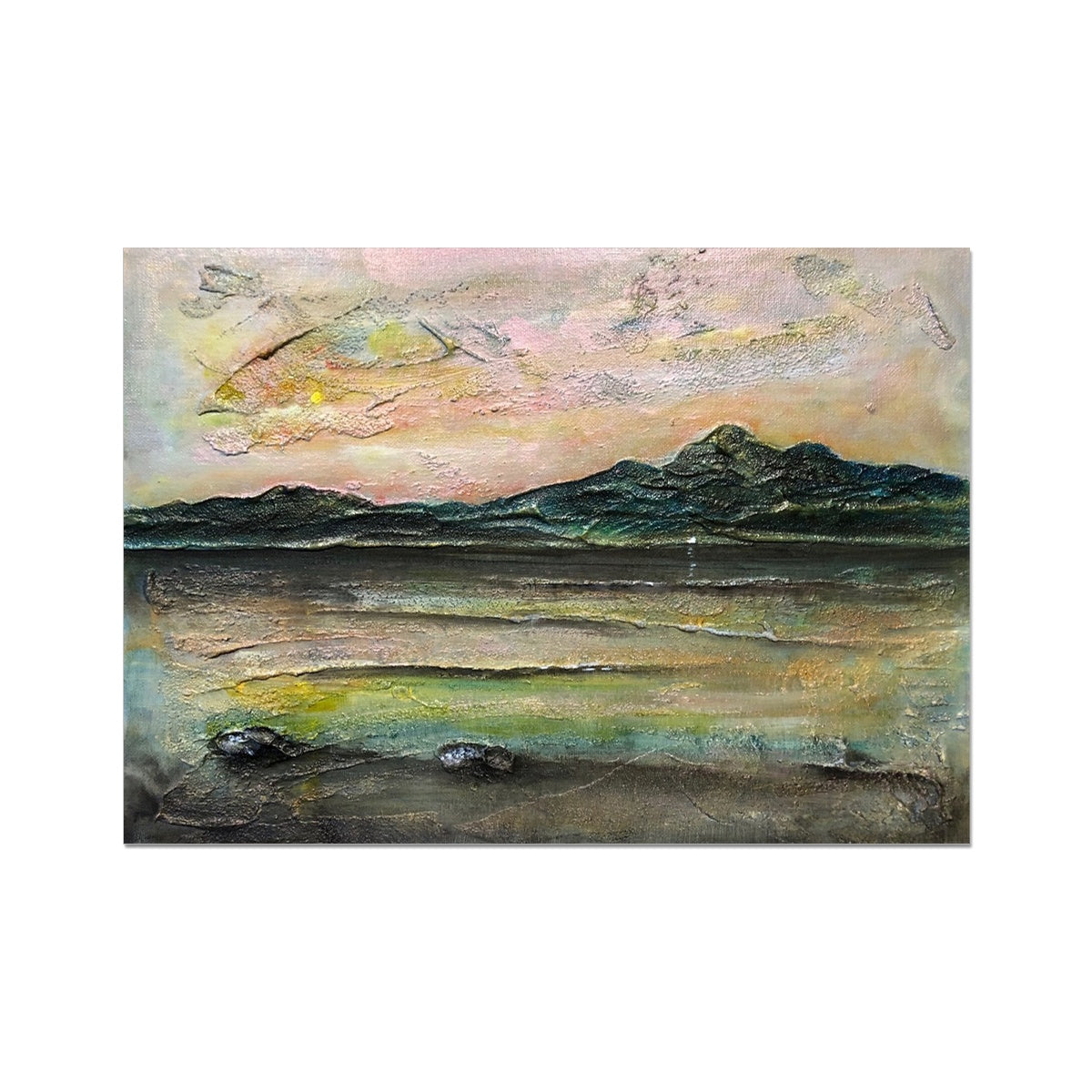 An Ethereal Loch Na Dal Skye Painting | Fine Art Prints From Scotland