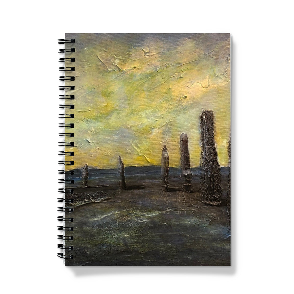 An Ethereal Ring Of Brodgar Art Gifts Notebook