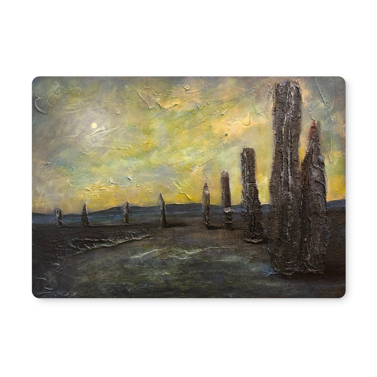 An Ethereal Ring Of Brodgar | Scottish Art Gifts | Placemat