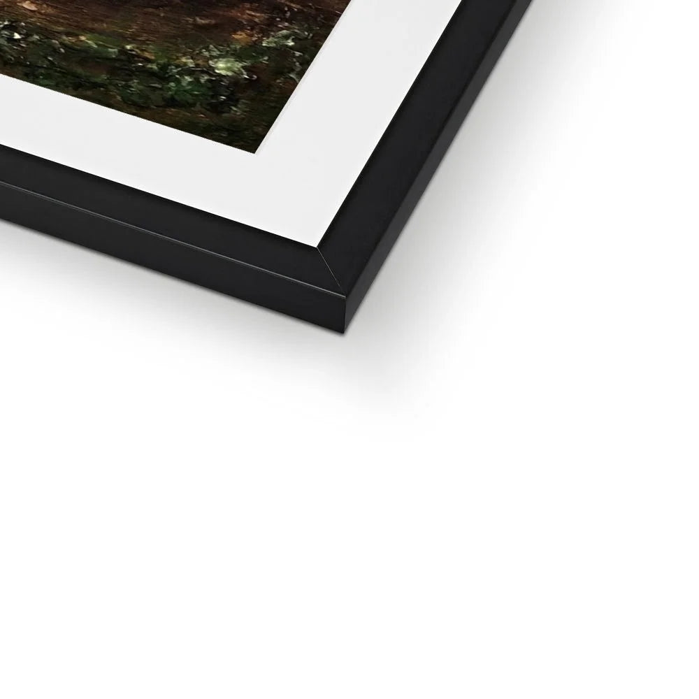 Angels Fingers Over Greenock Framed & Mounted Print - River Clyde Art Gallery Scotland Worldwide Shipping Scottish Artist Fine Prints