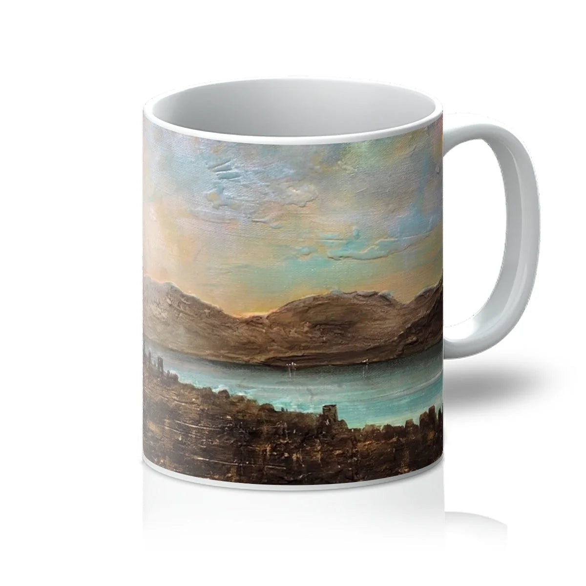 Angels Fingers Over Greenock Mug - River Clyde Art Gallery Scotland Worldwide Shipping Scottish Prints