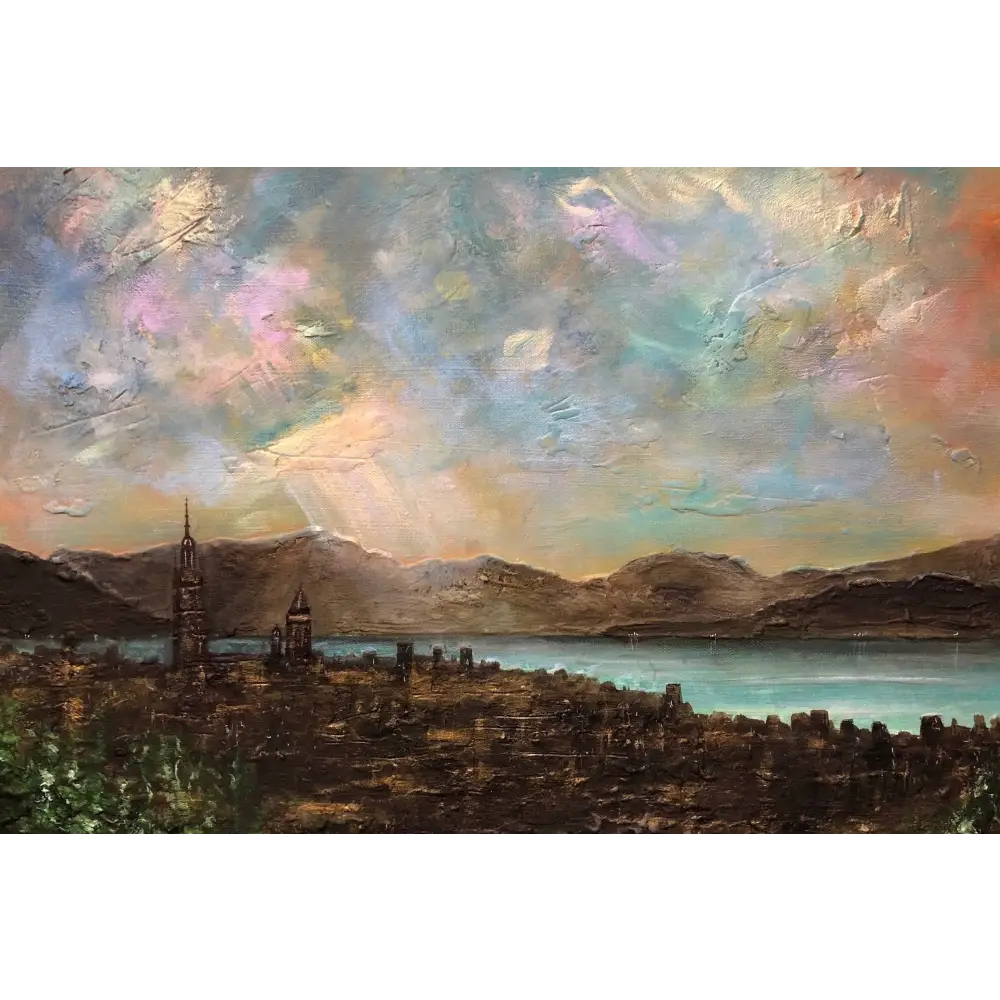 Greenock Statement Interior Wall Art with Angels Fingers from Clyde Gallery