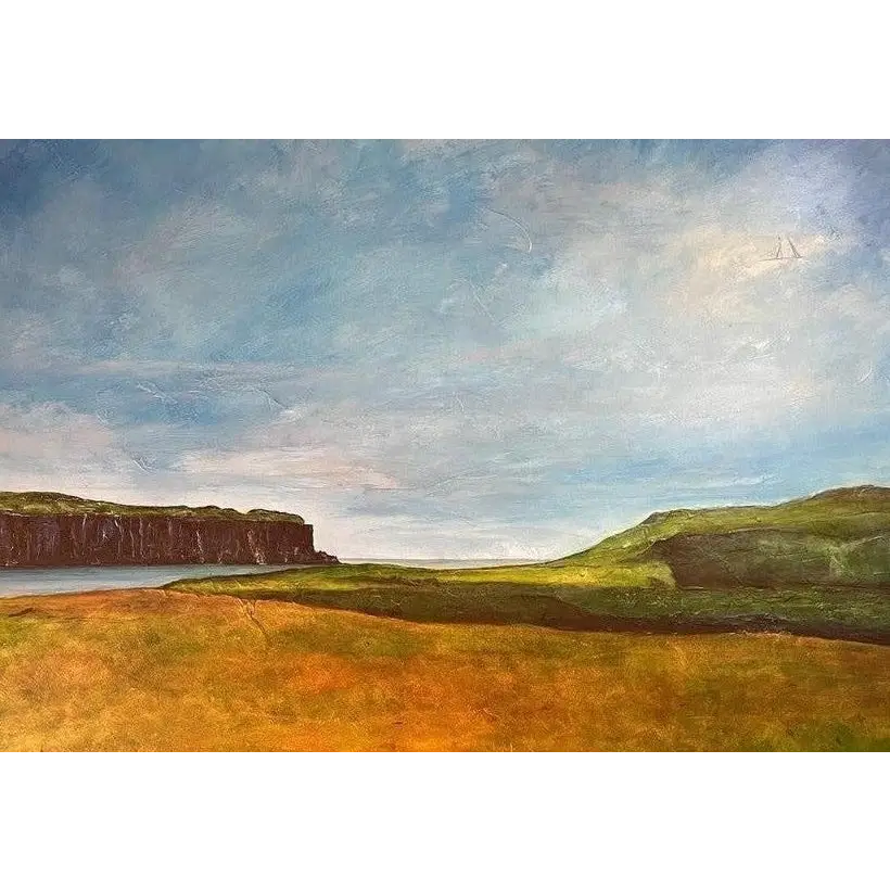 Skye Art Prints by Scottish Artist Approaching Oronsay
