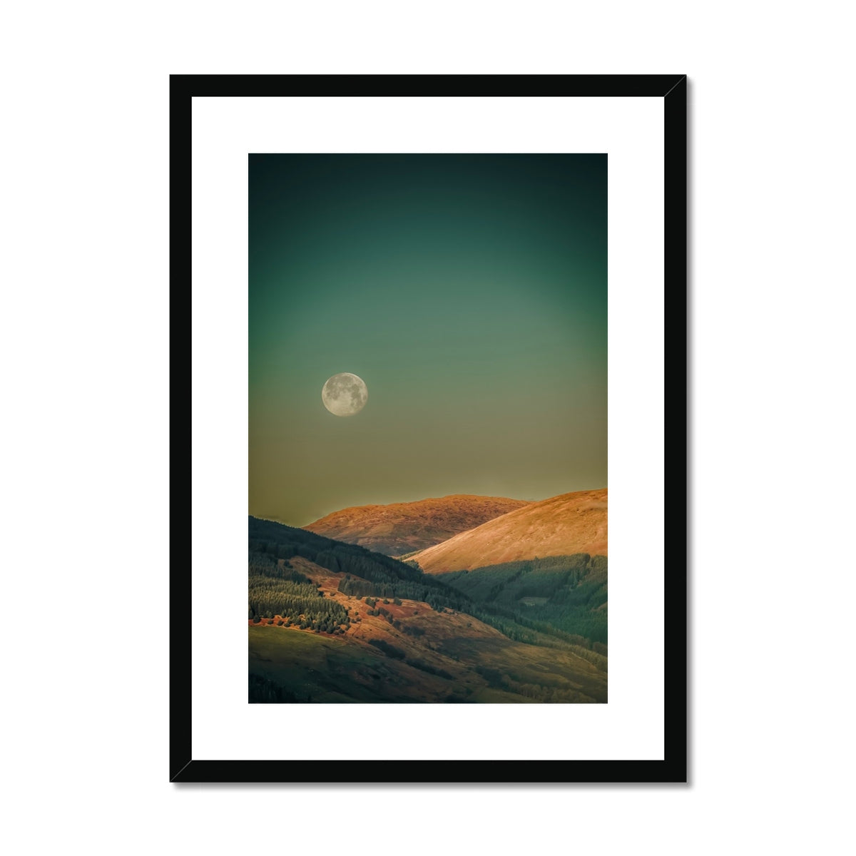 Argyll Moon Scottish Landscape Photography | Framed & Mounted Prints From Scotland