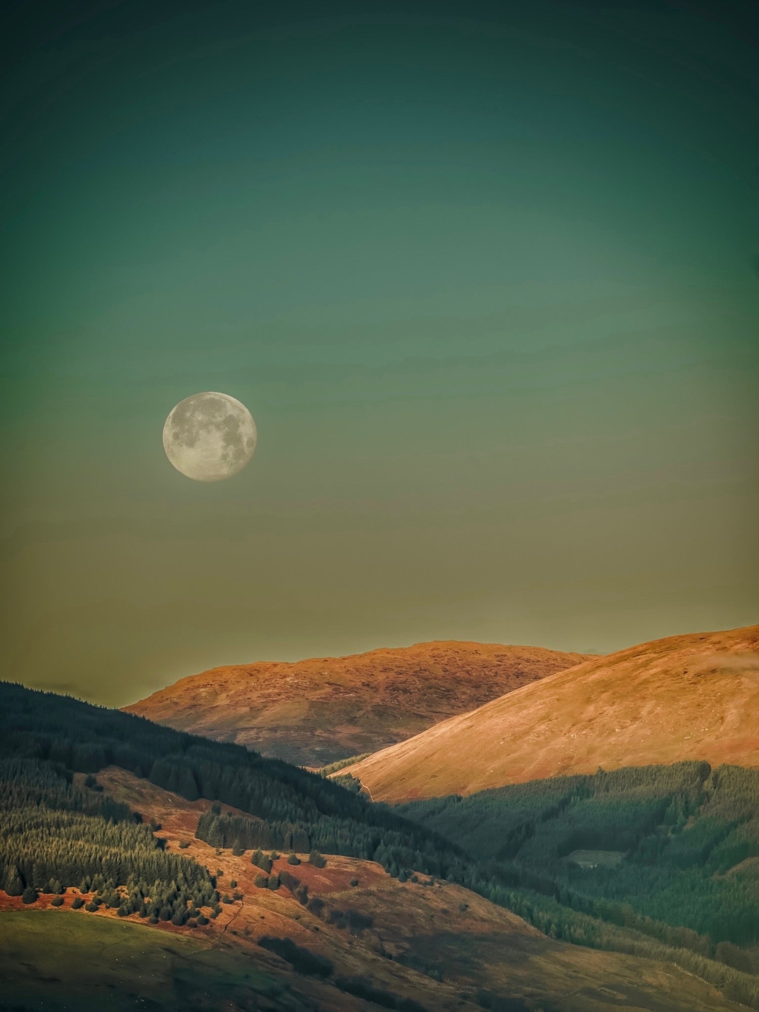 Argyll Moon Photography Prints