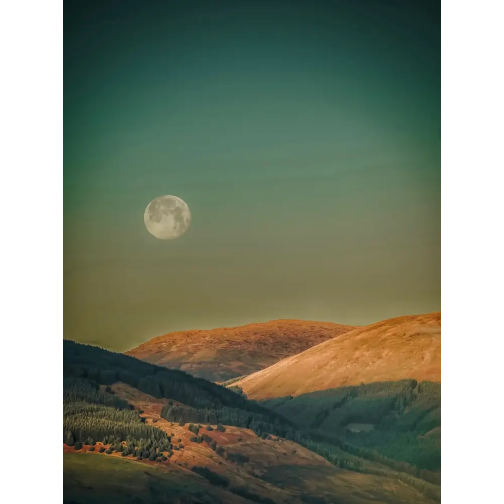 Argyll Moon - Scottish Photography Prints - River Clyde Art Gallery Scotland