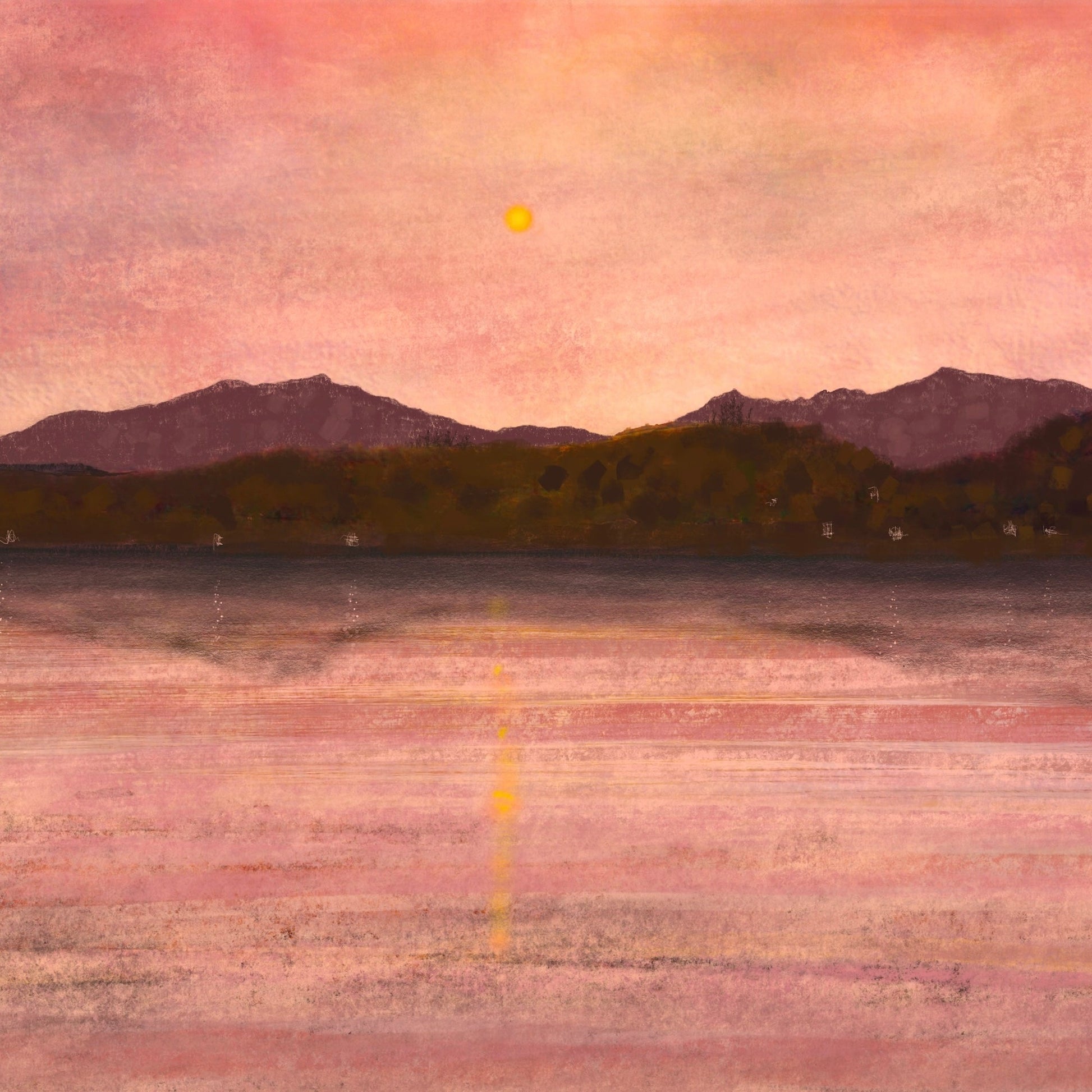 Arran & Bute Dusk | Scotland In Your Pocket | Scottish Art Gifts