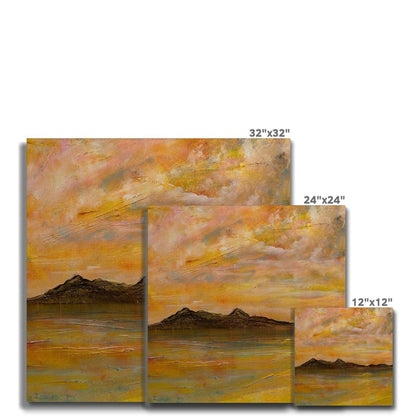 Arran Dusk Canvas