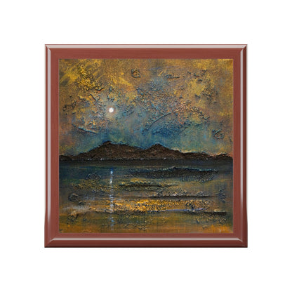 Arran Moonlight | Art Jewellery Box | Scotland