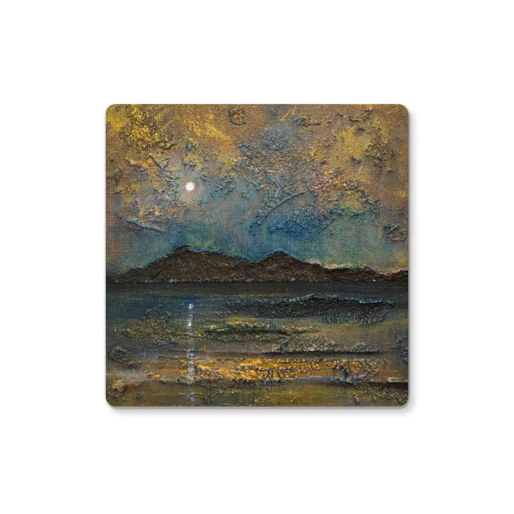 Arran Moonlight Coaster Scottish Artist Kevin Hunter