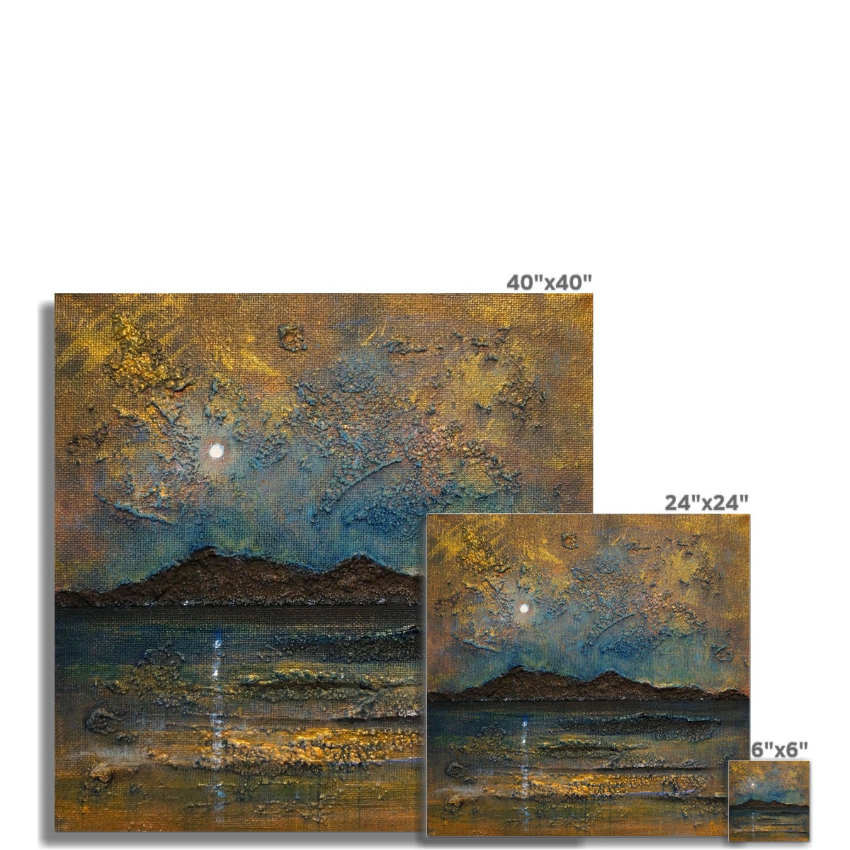 Arran Moonlight Fine Art Print.