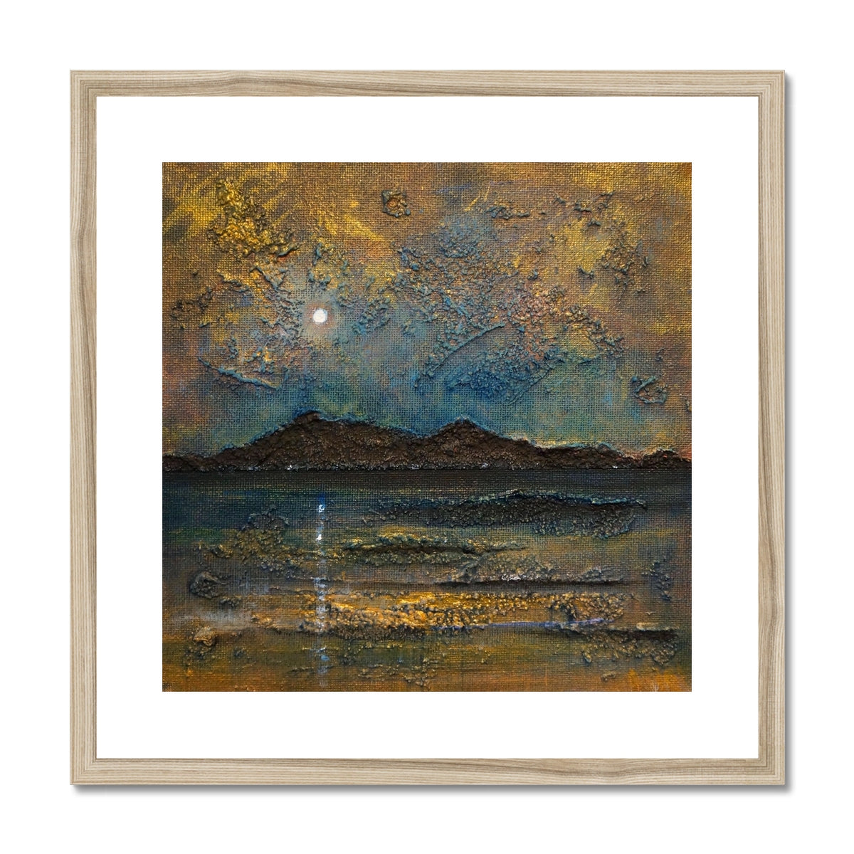 Arran Moonlight Framed & Mounted Print.