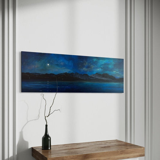 Arran Prussian Twilight Original Painting | Scottish Art Gifts
