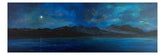 Arran Prussian Twilight | Panoramic Painting & Art Prints | Arran Art Gallery | Paintings, Prints, Homeware and Art Gifts From Scotland By Scottish Artist Kevin Hunter