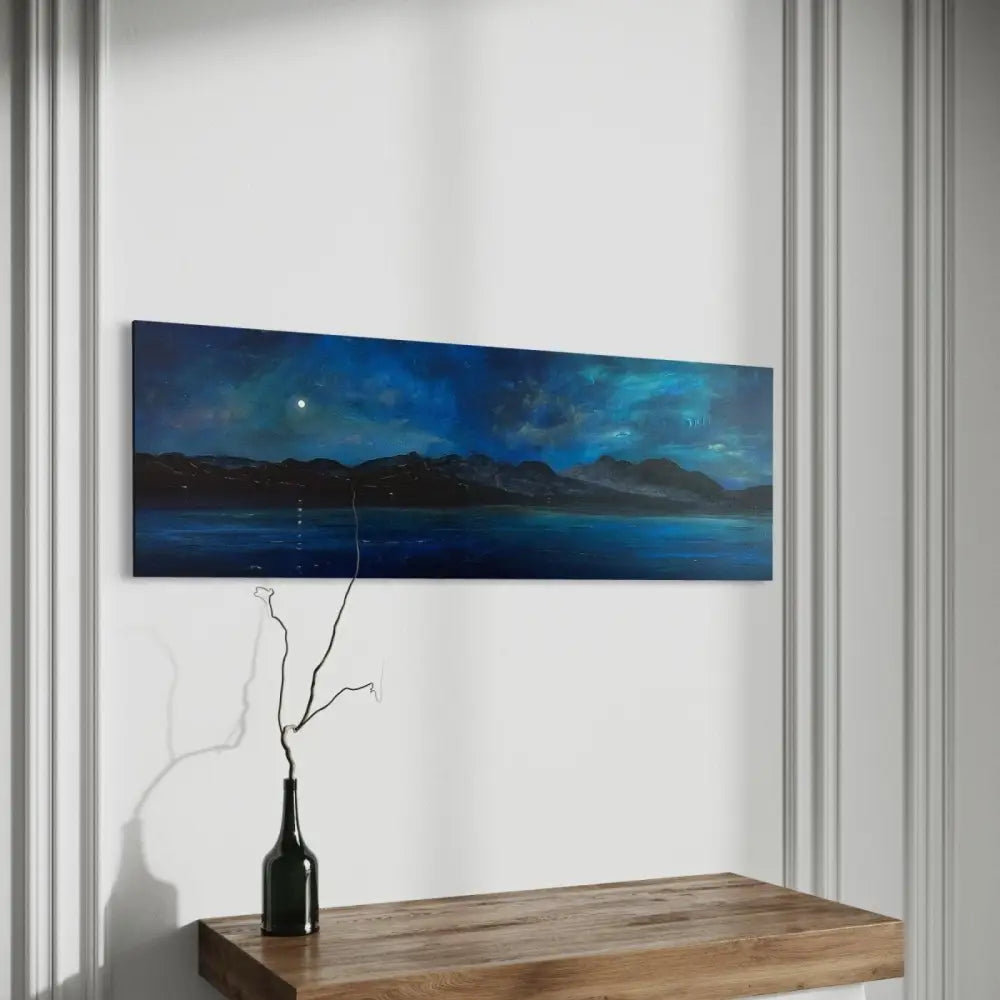 Arran Prussian Twilight - Scottish Available Original Paintings - Art Gallery Scotland