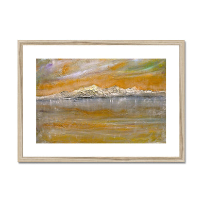 Arran Snow Painting | Framed &amp; Mounted Prints From Scotland