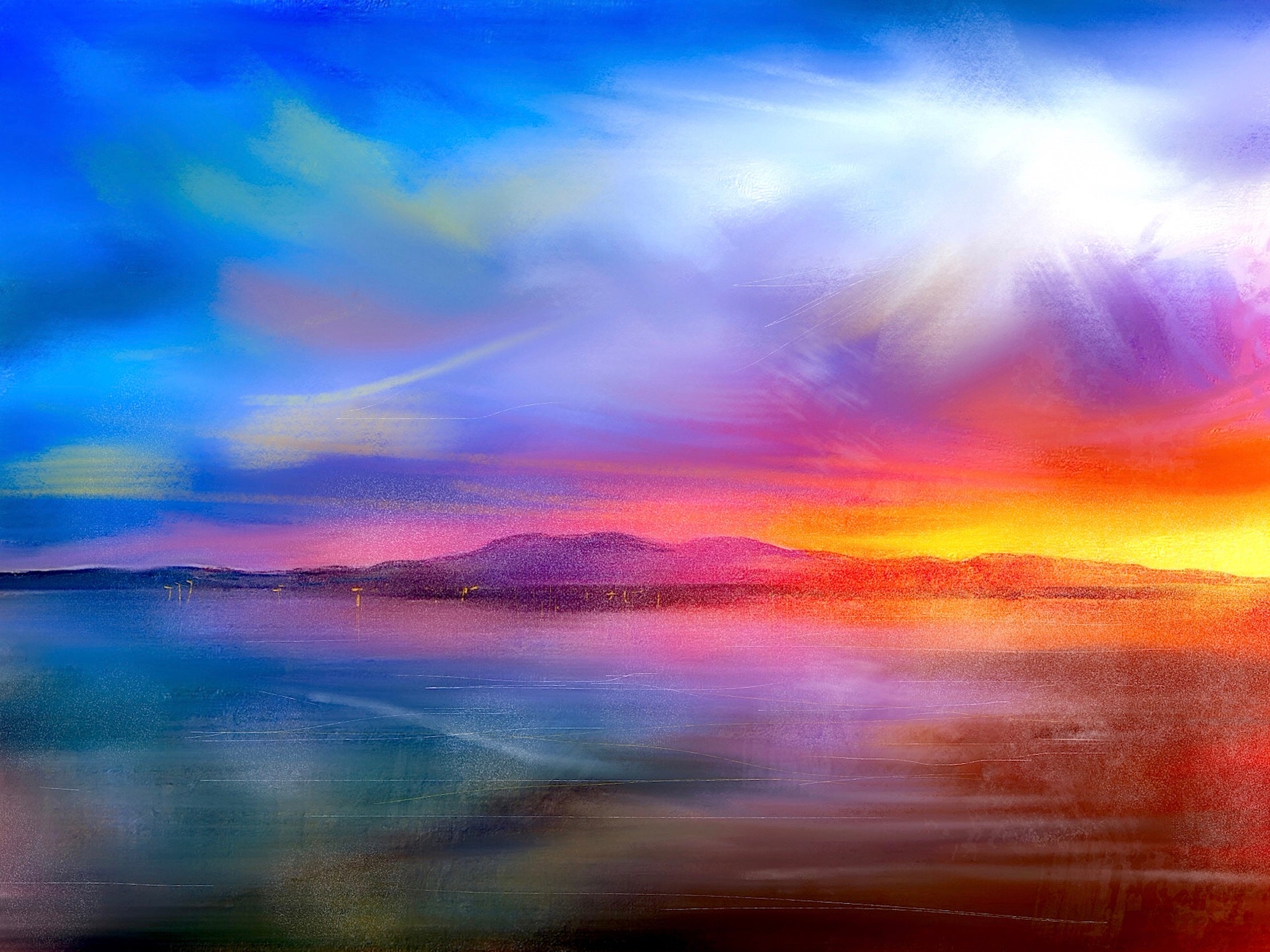 Arran Sunset Art Prints