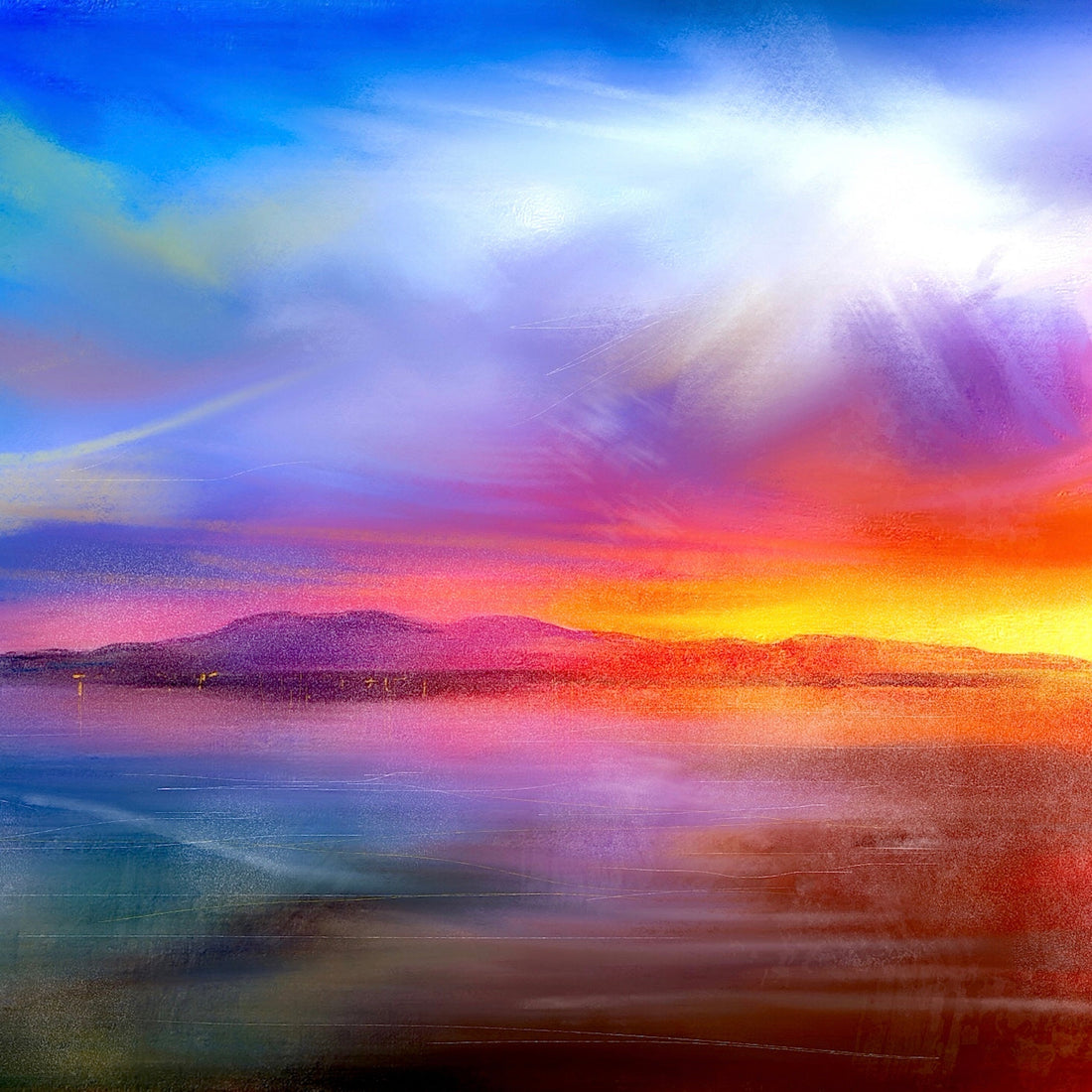 Arran Sunset | Scotland In Your Pocket Art Print