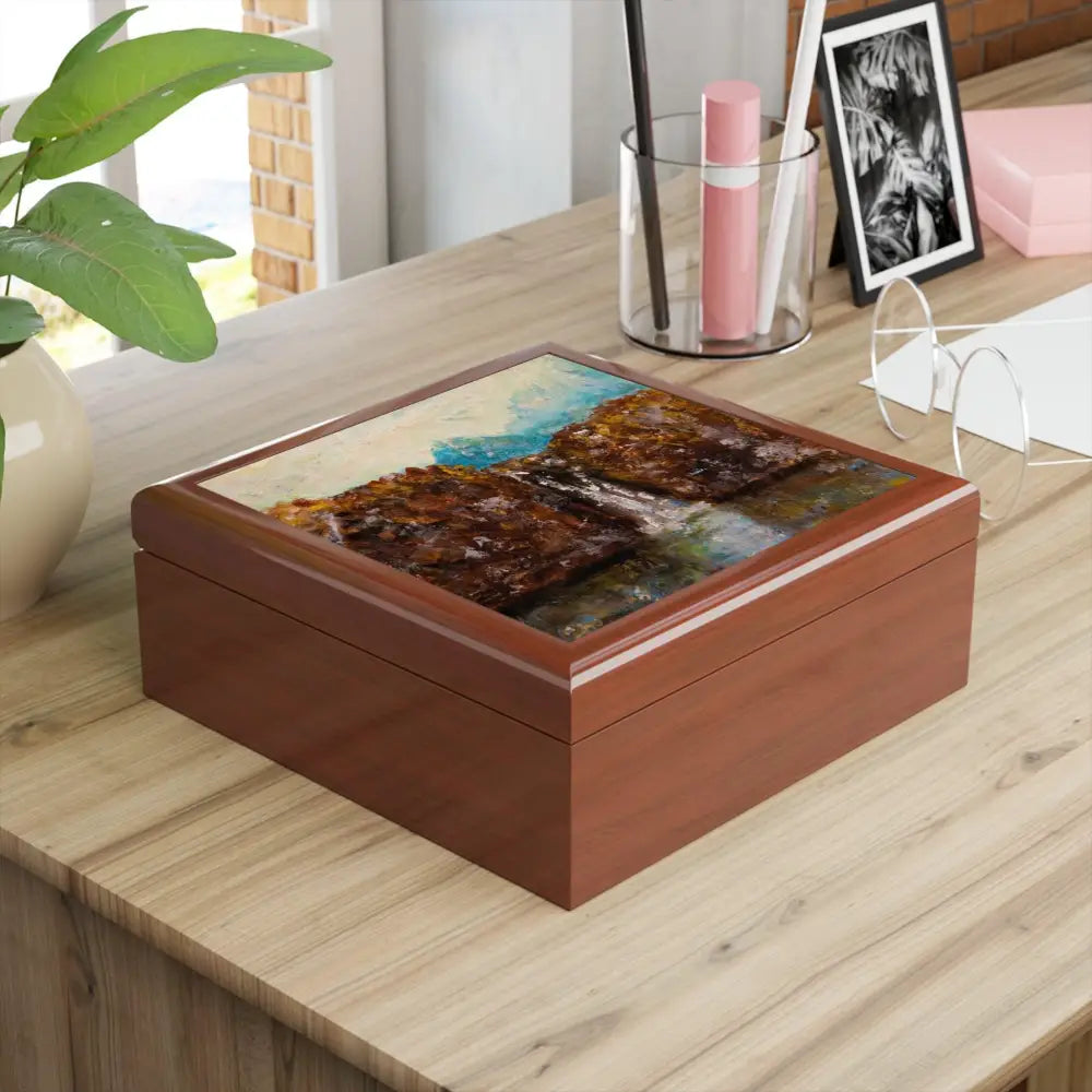 Art Jewellery Box Glossy Finish Skye Fairy Pools Design