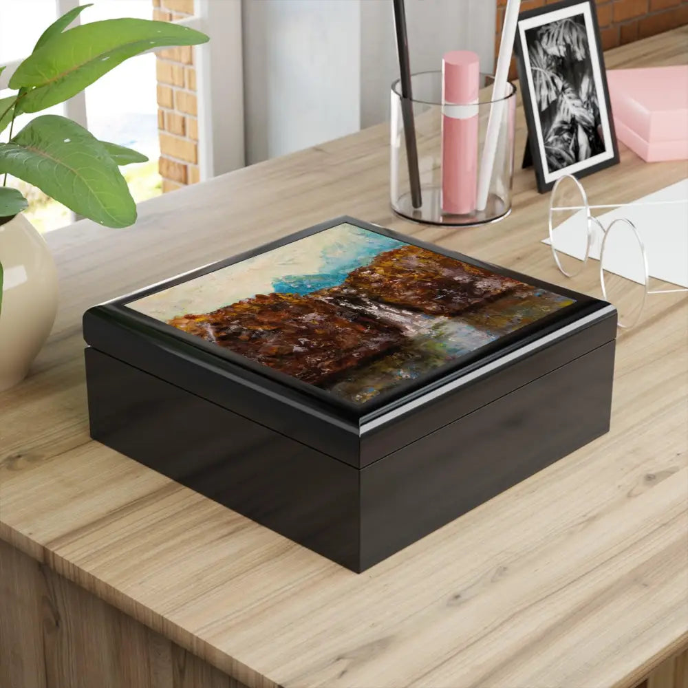 Art Jewellery Box Glossy Finish Skye Fairy Pools Design