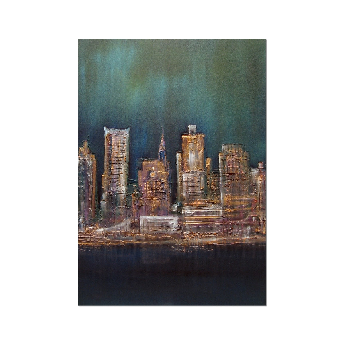 New York West Side Painting | Fine Art Prints From Scotland-Unframed Prints-World Art Gallery-A2 Portrait-Paintings, Prints, Homeware, Art Gifts From Scotland By Scottish Artist Kevin Hunter