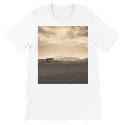 A Moonlit Croft Unisex Short Sleeve T-Shirt | Scottish Art Gifts
