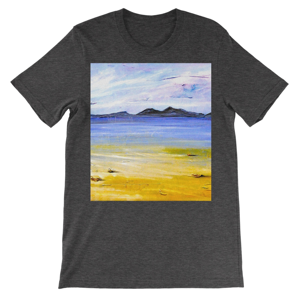 Camusdarach Beach Arisaig Unisex Short Sleeve T-Shirt | Scottish Art Gifts