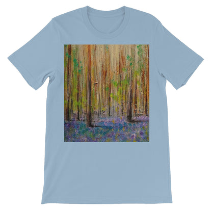 Highland Bluebells Unisex Short Sleeve T-Shirt | Scottish Art Gifts