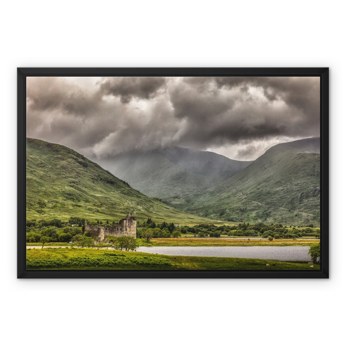 Kilchurn Castle Loch Awe Scottish Landscape Photography | Framed Canvas