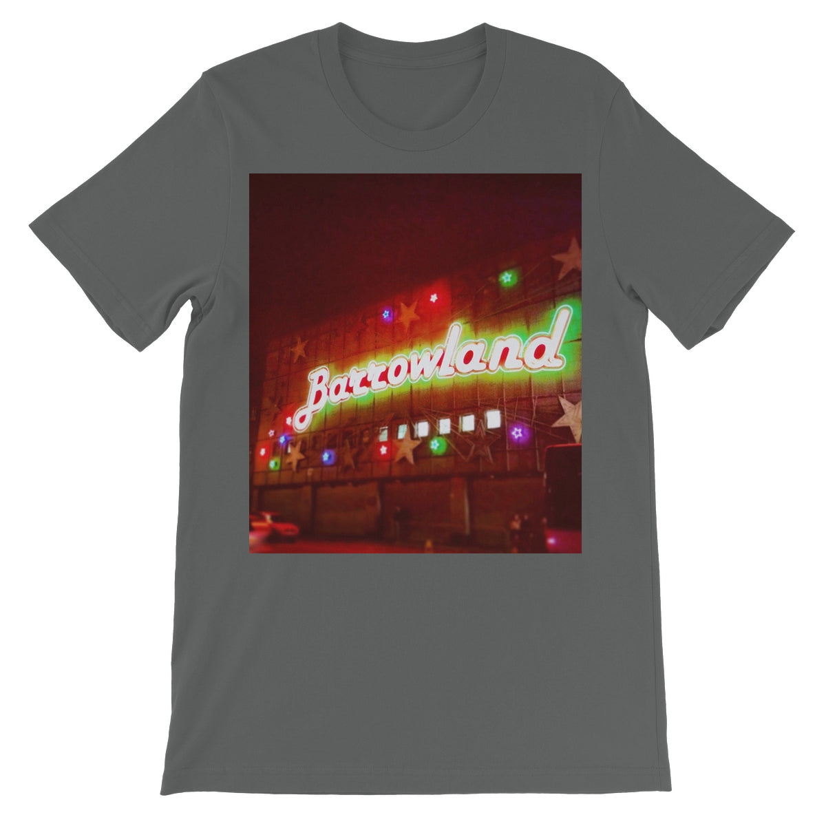 A Neon Glasgow Barrowlands Unisex Short Sleeve T-Shirt | Scottish Art Gifts
