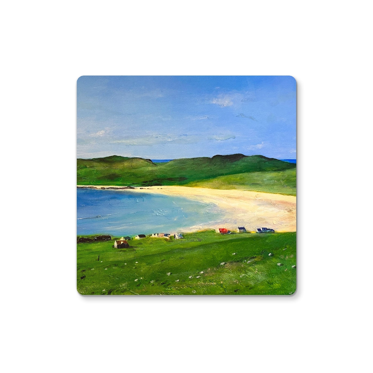 Balephuil Beach Tiree Art Gifts Coaster