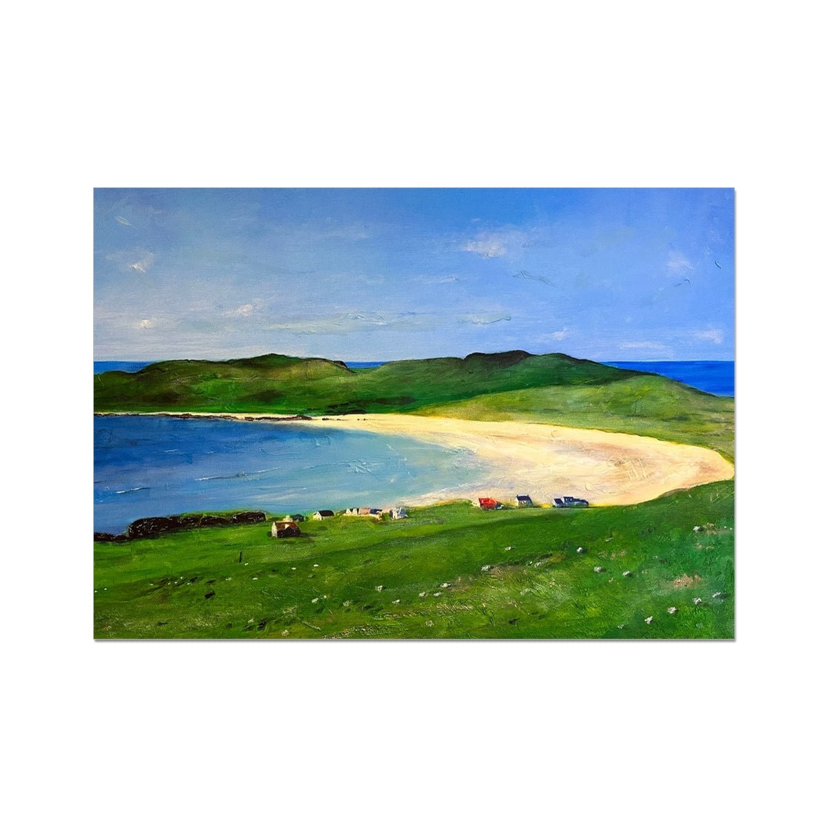 Balephuil Beach Tiree Painting | Signed Art Prints From Scotland | By Scottish Artist Hunter