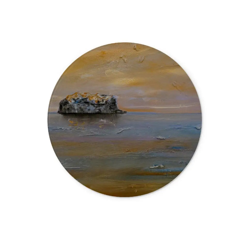 Bass Rock Dawn Glass Chopping Board