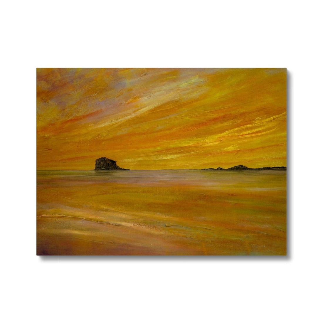 Bass Rock Dusk Canvas