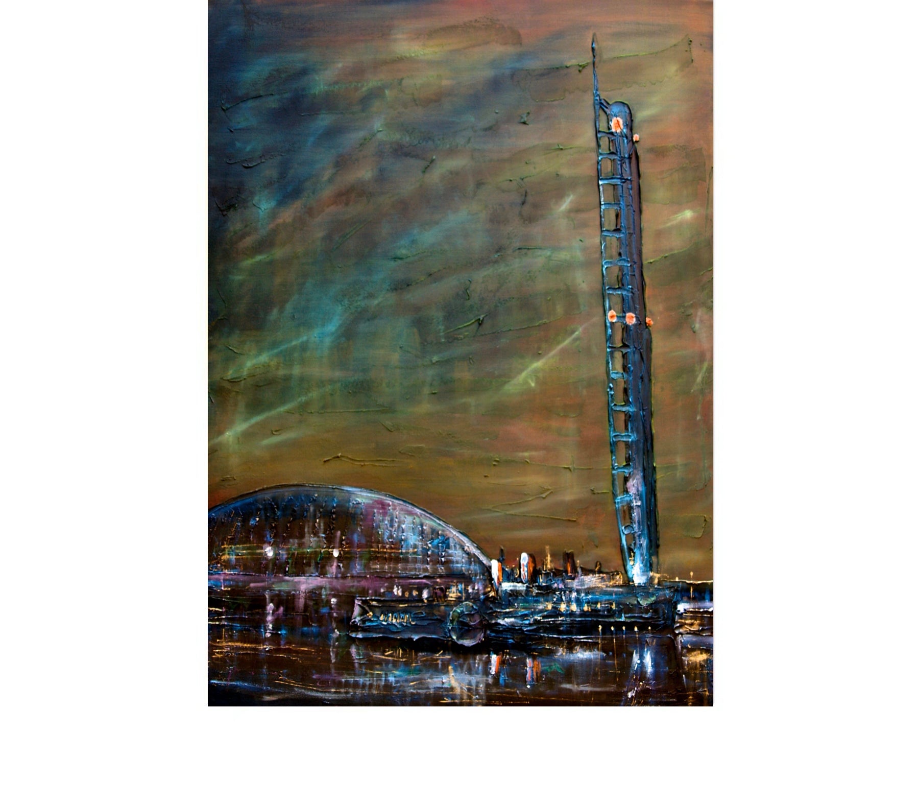 A Glasgow Night & The Waverley Art Prints