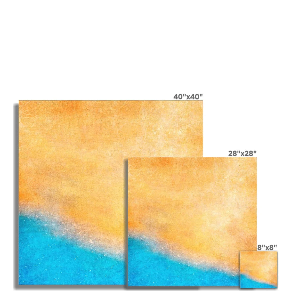 The Beach Fine Art Print - Abstract & Impressionistic Gallery Scotland Worldwide Shipping Scottish Prints Inspired by Landscapes