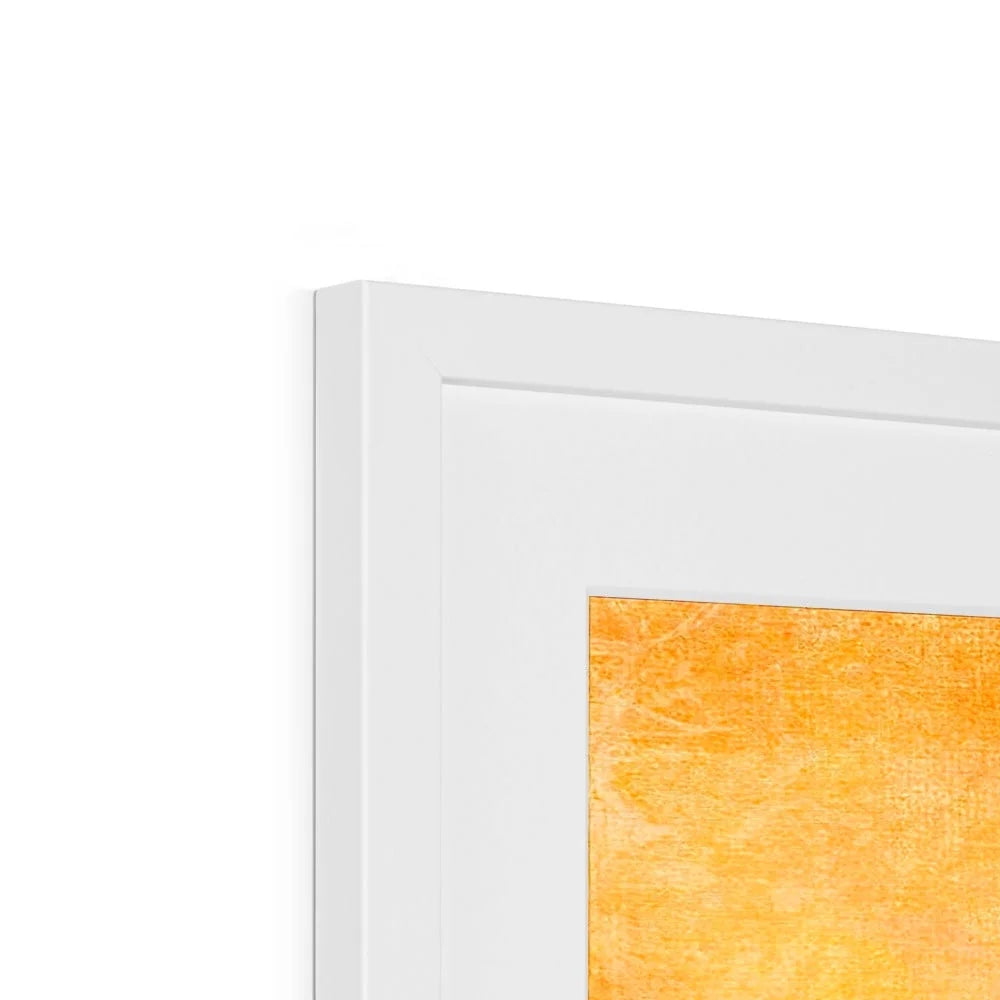 The Beach Framed & Mounted Print - Abstract Impressionistic Art Gallery Scotland Worldwide Shipping Scottish Prints Inspired by Landscapes