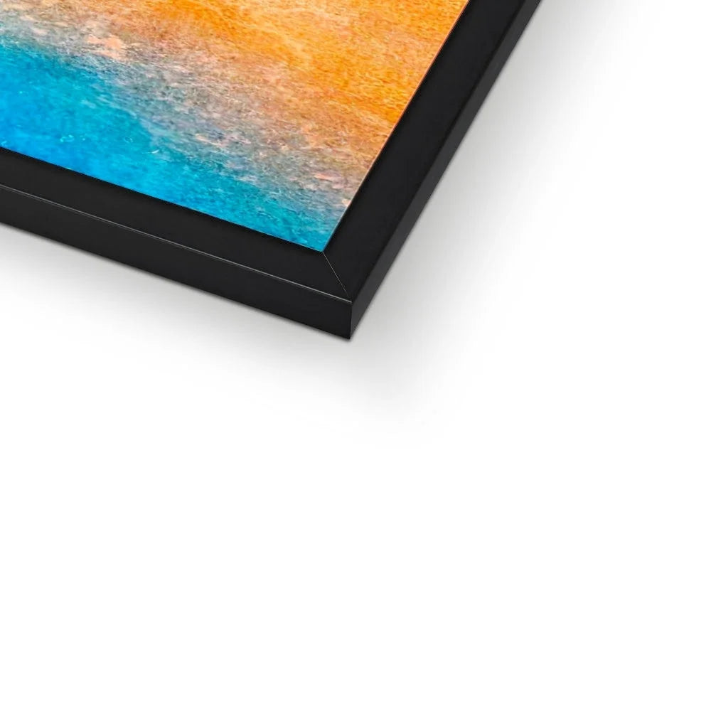 The Beach Framed Print - Abstract & Impressionistic Art Gallery Scotland Worldwide Shipping Scottish Prints Inspired by Landscapes