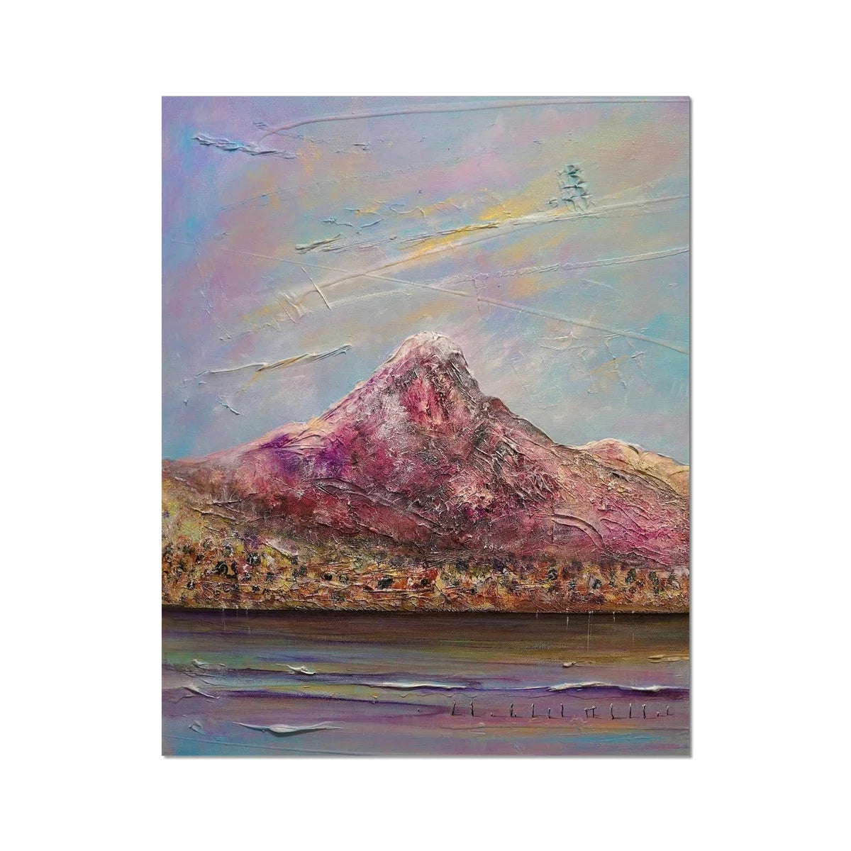 Ben Lomond Artist Proof Collector Print - Lochs & Mountains Art Gallery Scotland Worldwide Shipping Scottish and Paintings Prints by Hunter