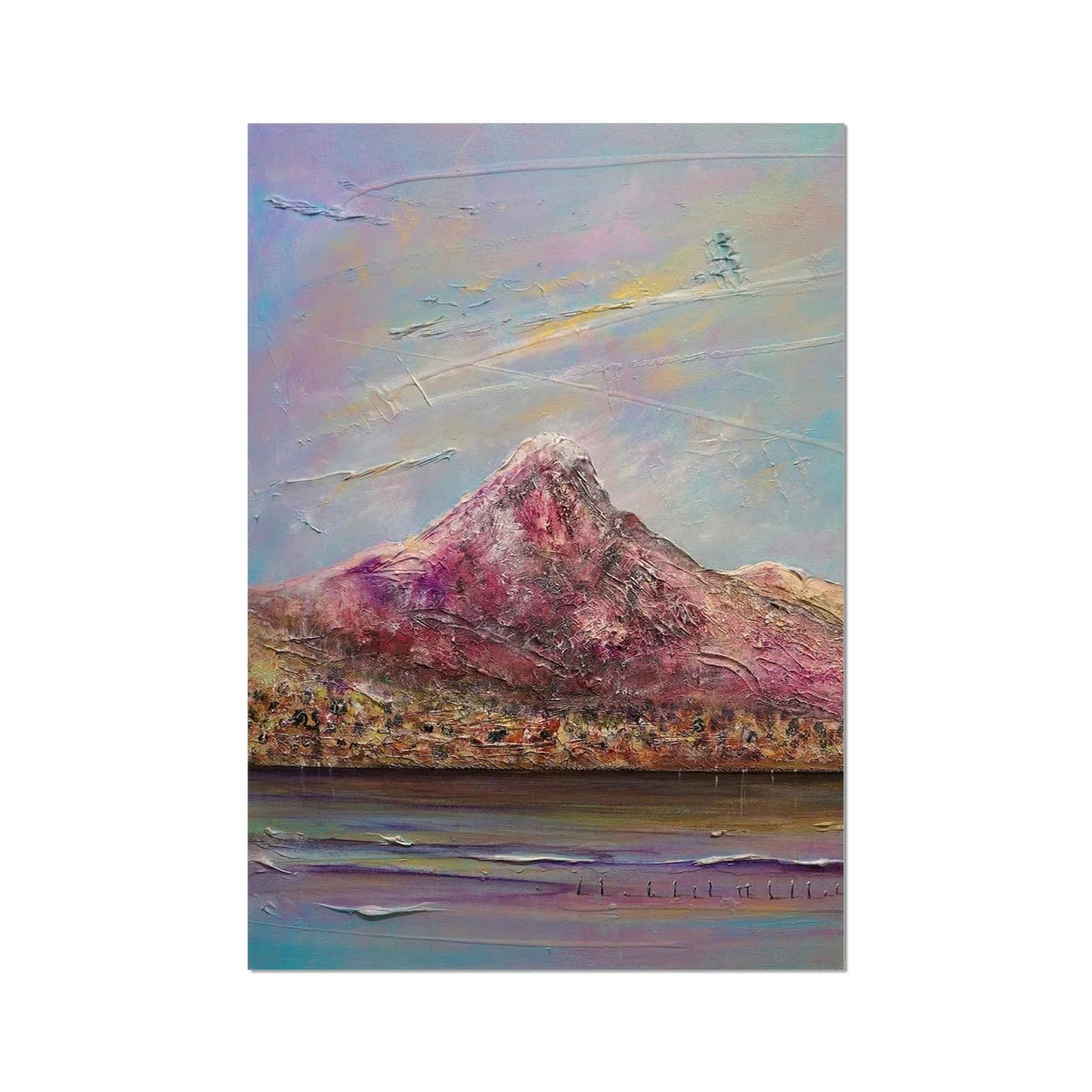 Ben Lomond Fine Art Print - Lochs & Mountains Gallery Scotland Worldwide Shipping Scottish and Paintings Prints by Artist Hunter