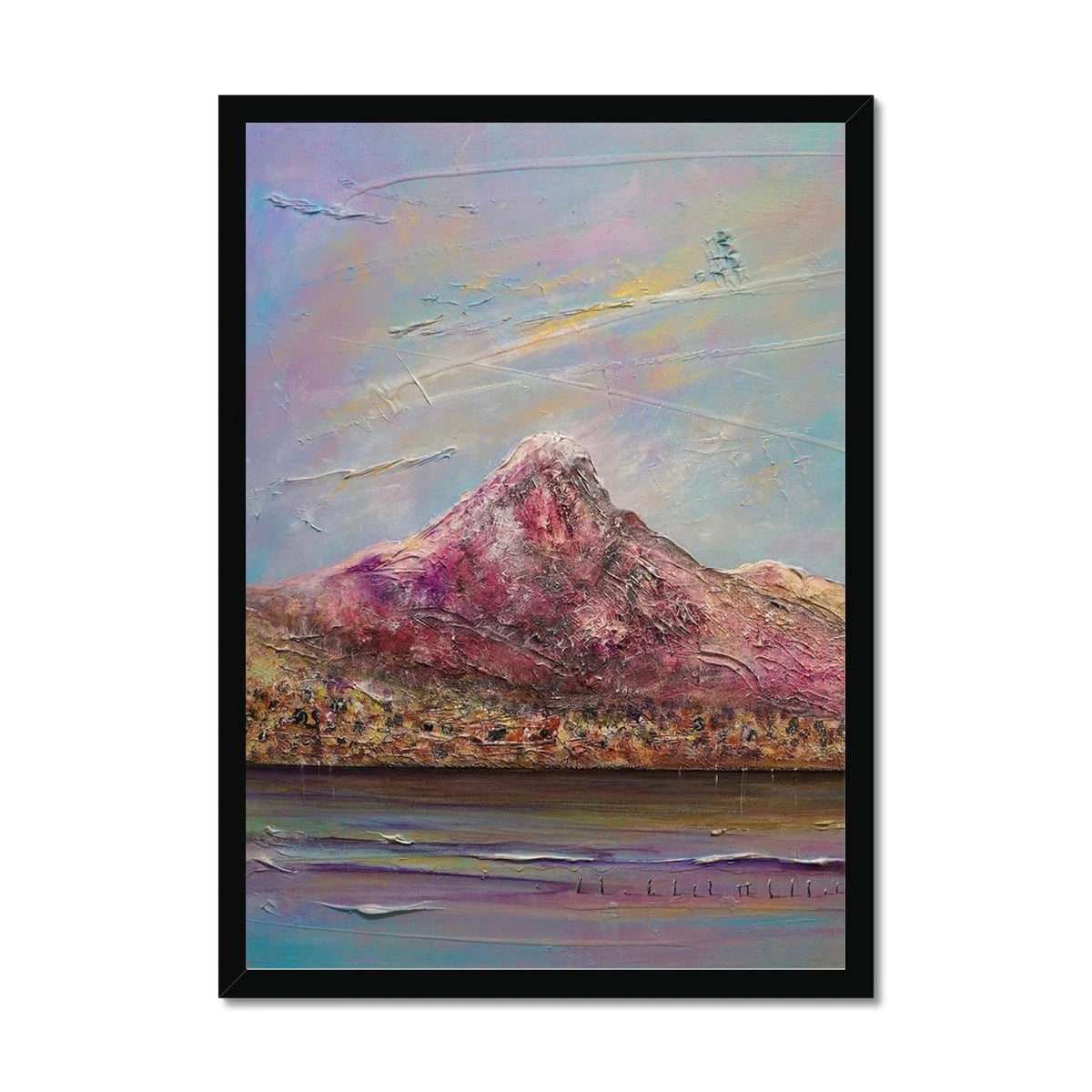 Ben Lomond Framed Print - Lochs & Mountains Art Gallery Scotland Worldwide Shipping Scottish and Paintings Prints by Artist Hunter