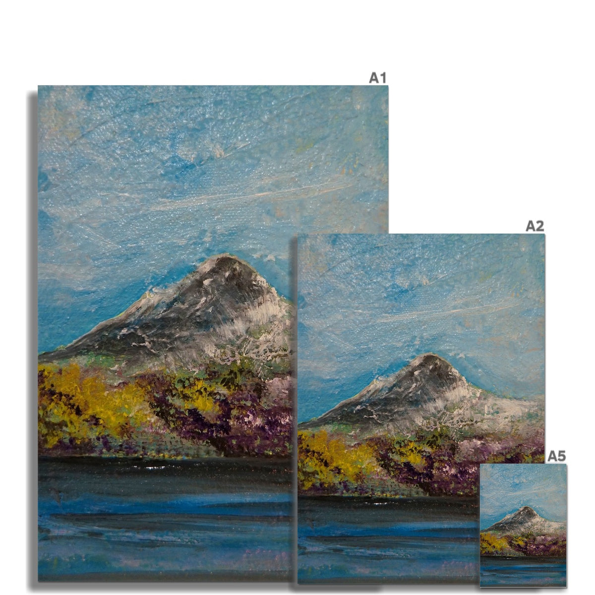 Ben Lomond ii Painting | Signed Art Prints From Scotland | By Scottish Artist Hunter