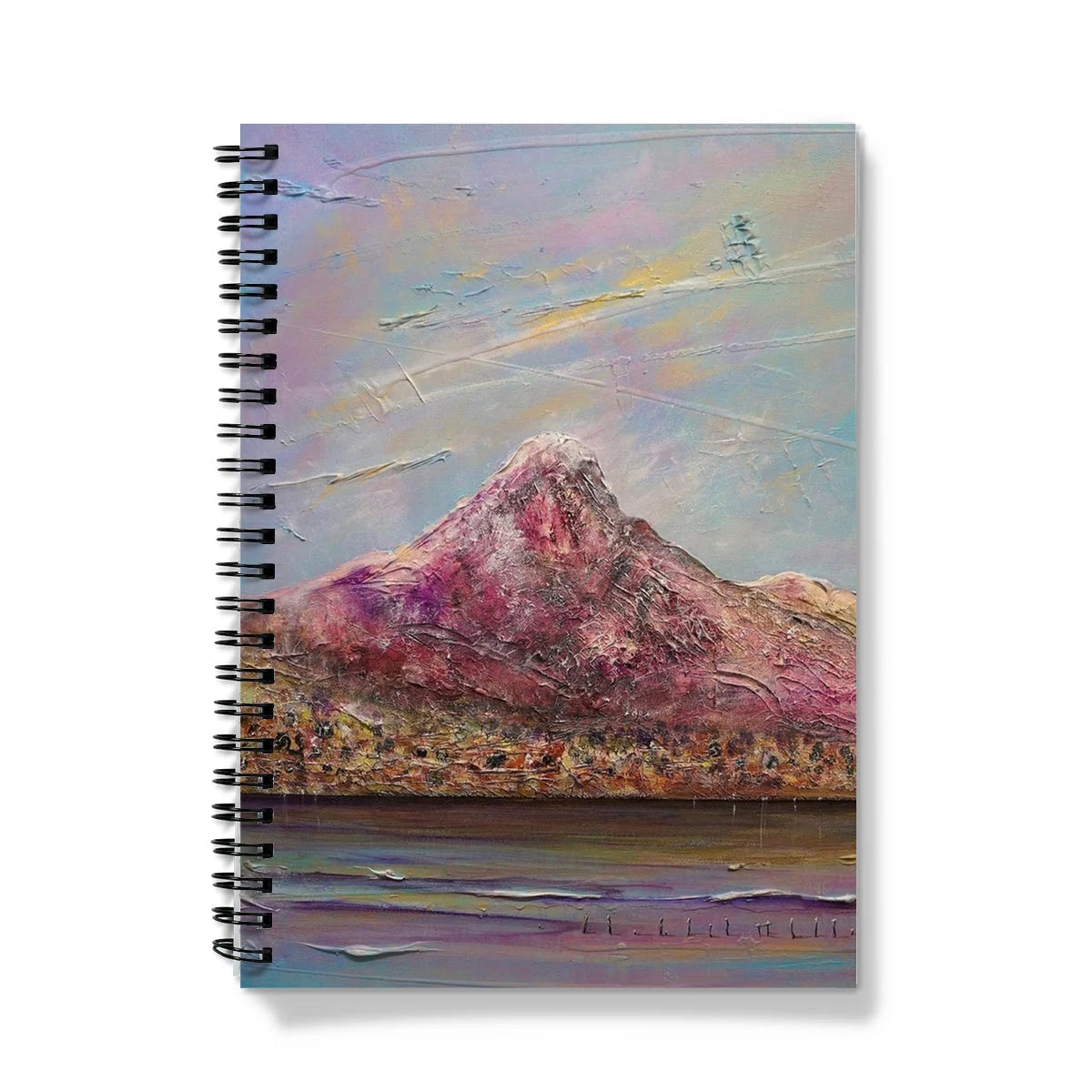 Ben Lomond Notebook - Lochs & Mountains Art Gallery Scotland Worldwide Shipping Scottish and Paintings Prints by Artist Hunter